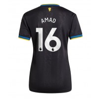 Stroje piłkarskie Manchester United Amad Diallo #16 Koszulka Trzeciej dla damskie 2025-26 Krótki Rękaw